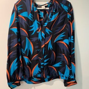 DIANE VON FURSTENBERG SILK BLOUSE